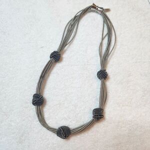 Sea Lily Piano Wire Necklace